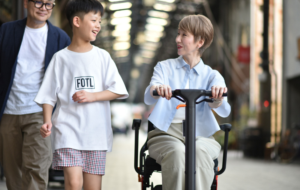 歩行領域スクーターに<br>込めた想い